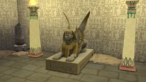 Sphinx of Simoglyphia by TheJim07, Sims 4 decor CC – image 2