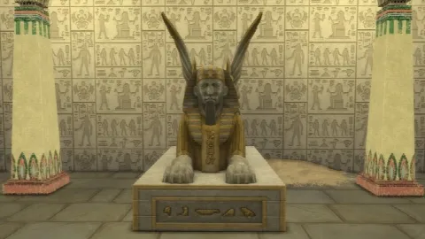 Sphinx of Simoglyphia by TheJim07, Sims 4 decor CC – image 3
