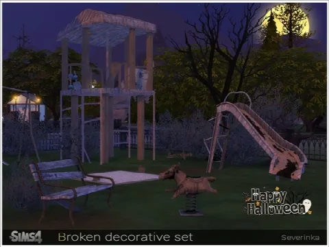 Broken decorative set