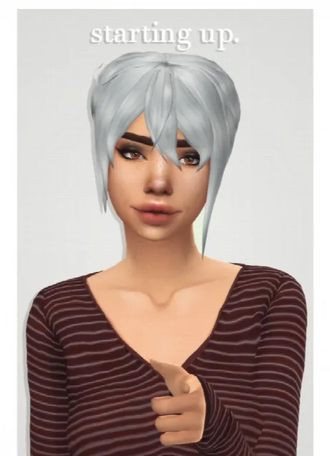Raccooned-simmer‘s starting up hair