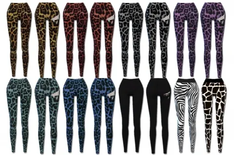 FB leopard pants
