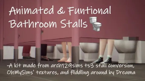 Animated & Functional Bathroom Stalls