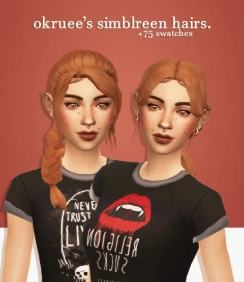 Okruee‘s simblreen hairs recolors