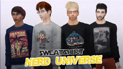 SWEATSHIRT NERD UNIVERSE