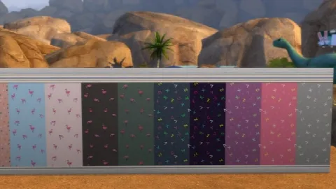 Back to School Wallpapers by araynah, Sims 4 walls & floors CC – image 2