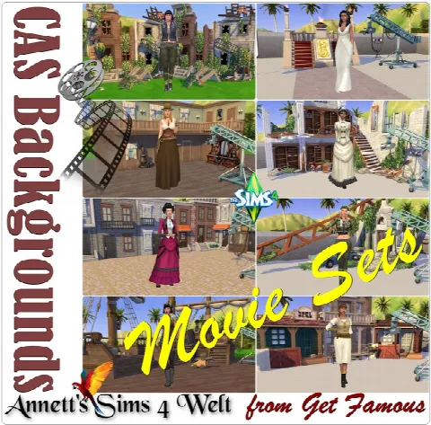 CAS Backgrounds Movie Sets from Get Famous