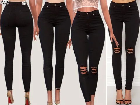 Black Denim Jeans