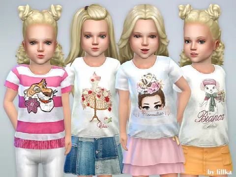 T-Shirt Toddler Girl P09