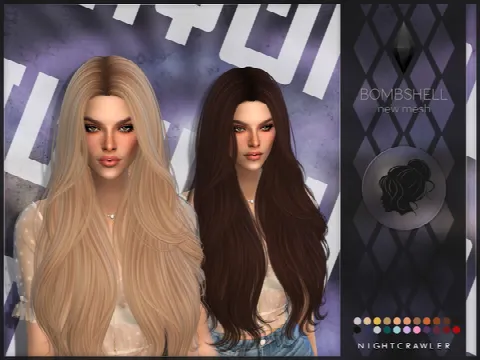 Bombshell hair