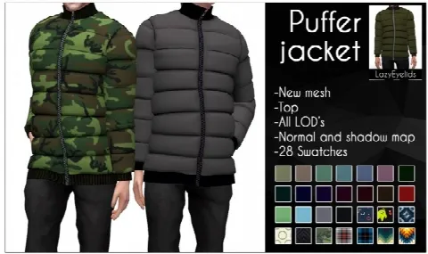 Puffer jacket M