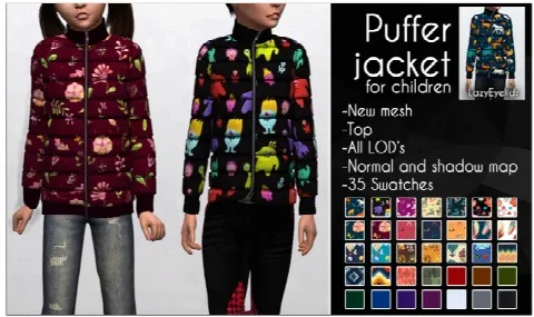 Puffer jacket for kids