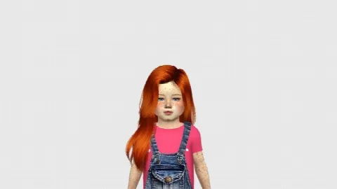 ANTO EDEN HAIR KIDS AND TODDLER VERSION by Thiago Mitchell, Sims 4 hair CC – image 2