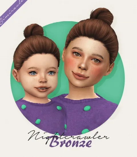 Nightcrawler Bronze hair for Kids & Toddlers