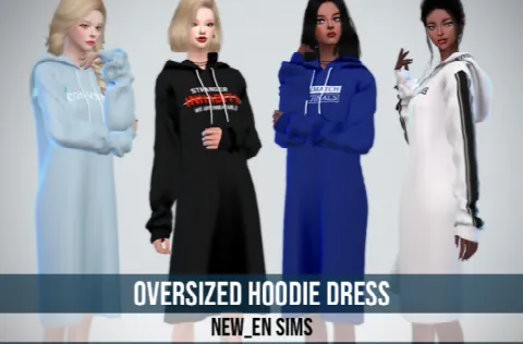 Oversized Hoodie Dress