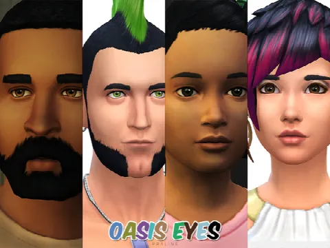 Oasis Eyes N155 by Pralinesims, Sims 4 eyes CC – image 4