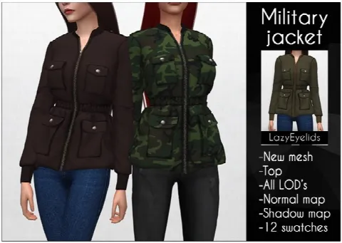 Military jacket F