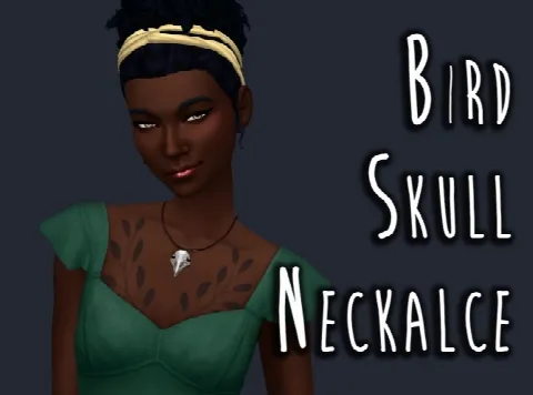 Bird Skull Necklace