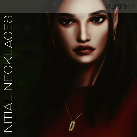 Initial Necklaces