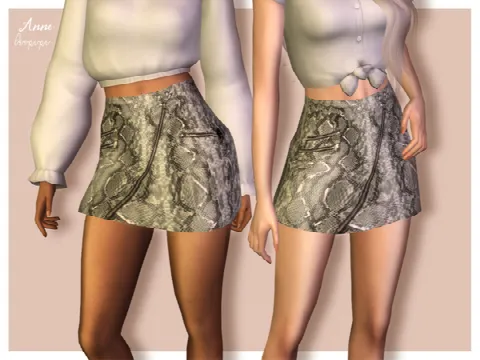 Anne printed skirt