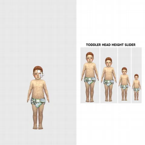 HEIGHT SLIDER COLLECTION by Thiago Mitchell, Sims 4 CAS mod – image 3