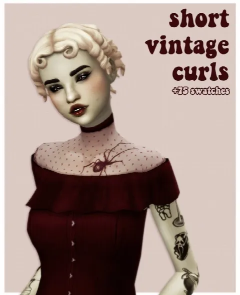 Those cute vintage curls from get famous recolours
