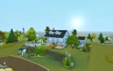 House 64 Brindleton Bay by Viasims, Sims 4 residential lots CC – image 2