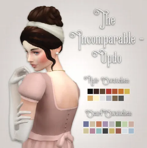 The Incomparable hairstyle Updo