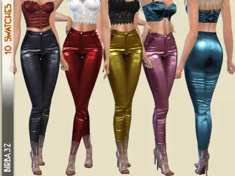 Leather Rainbow Pants