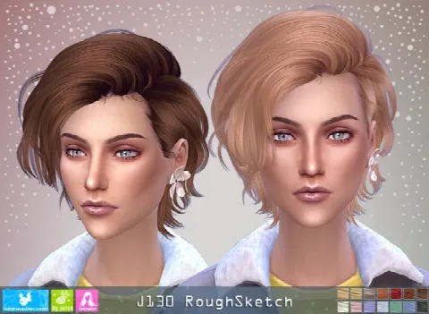J130 RoughSketch hair F (P)