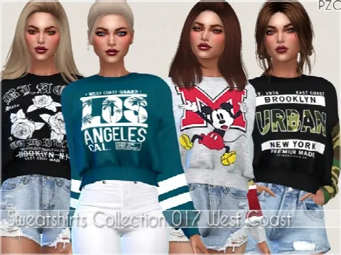 Sweatshirts Collection 017 West Coast