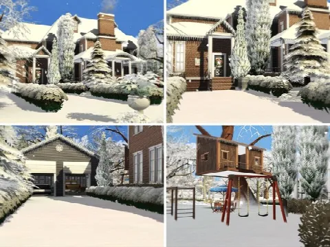 Home Alone House by MychQQQ, Sims 4 residential lots CC – image 2