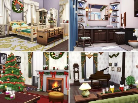 Home Alone House by MychQQQ, Sims 4 residential lots CC – image 4