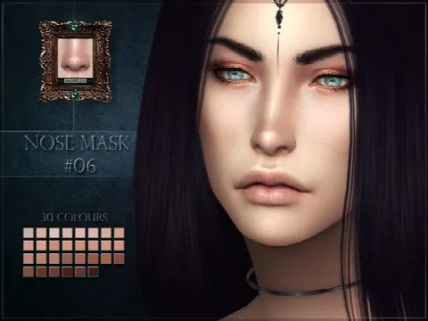 Nose mask 06 (full coverage & overlay)