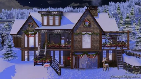 Christmas Flowers Cottage
