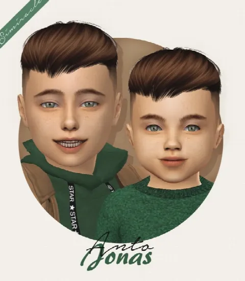 Anto Jonas hair for kids and toddlers