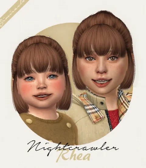 Nightcrawler Rhea hair for kids and toddlers