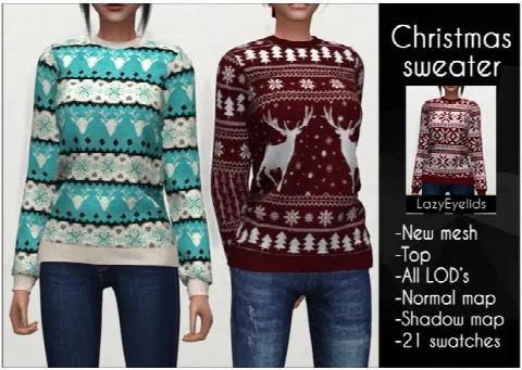 Christmas sweater F