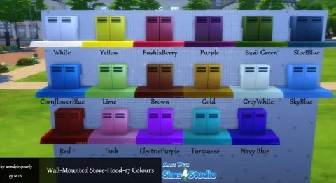 Wall-Mounted Stove Hood-17 Colours