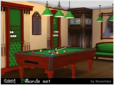 Billiard set