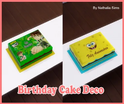 Birthday Cake Deco