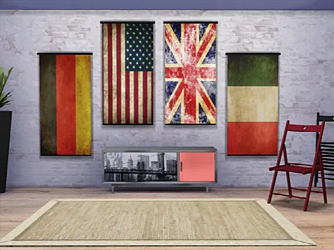 Wall Flags