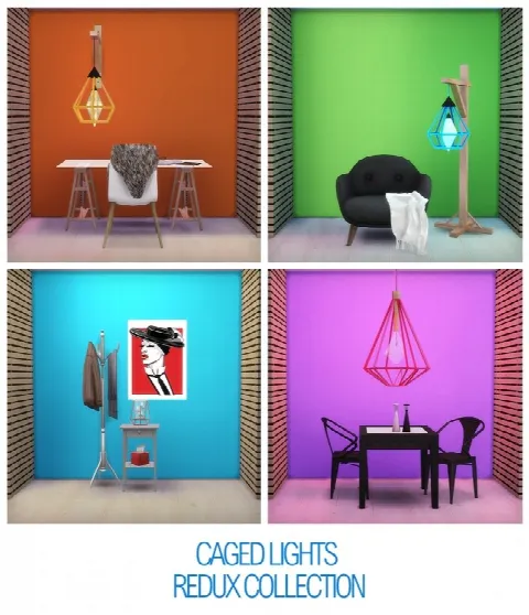 CAGED LIGHTS