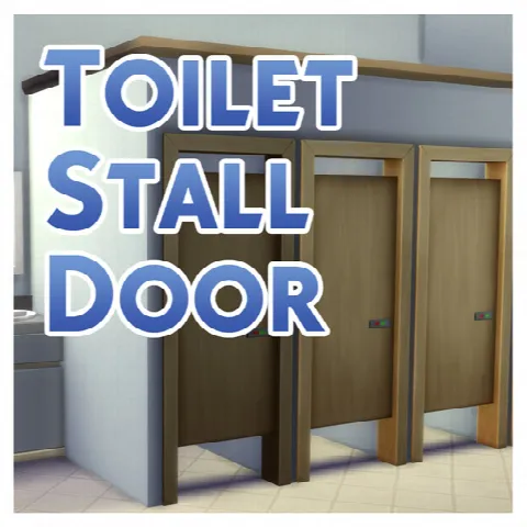 Simple Toilet Stall Door