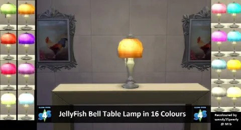 Jellyfish Bell Table Lamp