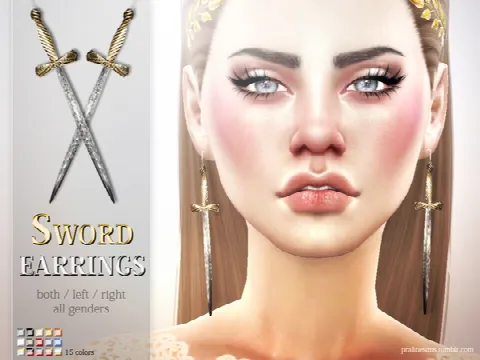 Sword Earrings