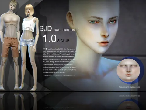 BJD Doll skintone 1.0