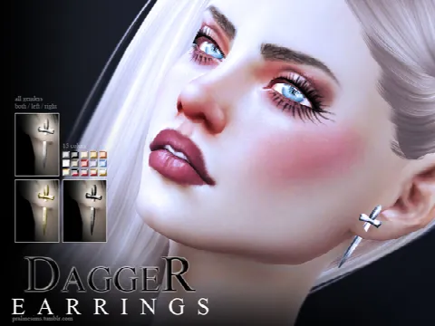 Dagger Earrings