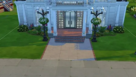 Brick and Blush floor without border