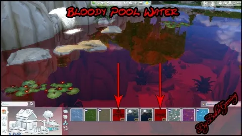 Bloody Pool Water by Bakie, Sims 4 walls & floors CC – image 4