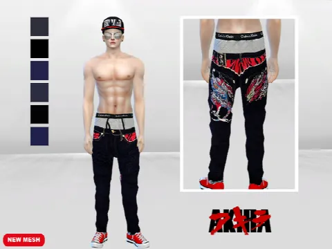 Harajuku Spirit HipHop Jeans